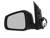 Volkswagen Caddy Van 2021- Door Mirror Electric Heated Manual Fold Black Cover Passenger Side L
