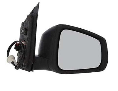 Volkswagen Caddy Van 2021- Door Mirror Electric Heated Manual Fold Black Cover Driver Side R