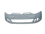Volkswagen Golf 3 Door Hatchback 2009-2013 MK6 Front Bumper With Sensor Holes No Wash Jet Holes No Park Assist Holes (Not GTD or GTi or R Models) Primed