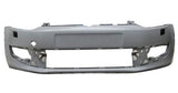 Volkswagen Polo 3 Door Hatchback 2009-2014 Front Bumper With Wash Jet Holes (Match & S & SE Models) Primed