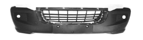 Volkswagen Crafter Van 2006-2011 Front Bumper No Sensor Holes With Lamp Holes Textured