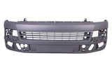 Volkswagen Transporter Van 2010-2015 Front Bumper No Sensor Holes No Wash Jet Holes (With Template To Drill Holes) Fits 2010-2015 to 2010-2015 Models - Light Grey