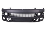 Volkswagen Transporter Van 2010-2015 Front Bumper No Sensor Holes No Wash Jet Holes (With Template To Drill Holes) Fits 2010-2015 to 2010-2015 Models - Dark Grey