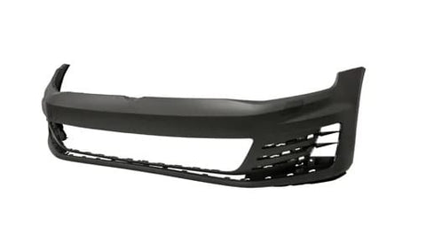 Volkswagen Golf 5 Door Hatchback 2012-2017 MK7 Front Bumper No Sensor Holes With Wash Jet Holes No Park Assist Holes (Fits GTD & GTi Models Only)