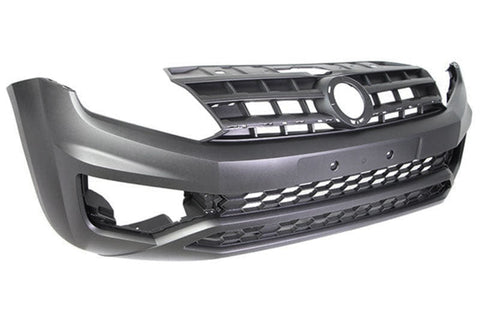 Volkswagen Amarok Pickup 2016-2021 Front Bumper With Integrated Upper and Lower Centre Grilles - Needs Priming
