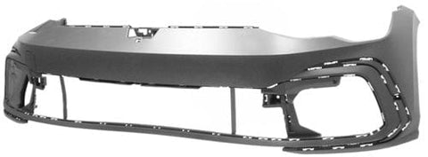 Volkswagen Golf Estate 2020-2024 Front Bumper No Sensor Holes (With Template To Drill Sensors) R-Line Models Only - Primed