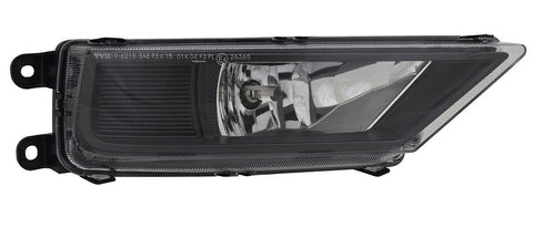 Volkswagen Tiguan Allspace Estate 2017-2022 Fog Lamp Halogen H8 Type With Static Cornering Lamp Black Driver Side R