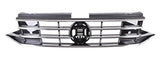 Volkswagen Tiguan Estate 2020-2024 Front Grille With Chrome Trim 