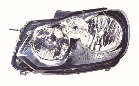 Volkswagen Golf Cabriolet 2011-2016 Headlamp Halogen H7 & H15 (Incudes Motor) Passenger Side L