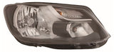 Volkswagen Caddy Life MPV 2010-2015 Headlamp Halogen H4 Single Reflector Type With Chrome Trim Driver Side R