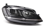 Volkswagen Golf 5 Door Hatchback 2013-2017 Headlamp Bi-Xenon With Dynamic Cornering With LED DRL (Not GTi Models) Driver Side R