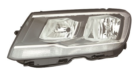 Volkswagen Tiguan Allspace Estate 2017-2022 Headlamp Halogen H7 With Halogen Daytime Running Lamp (Incudes Motor) Passenger Side L