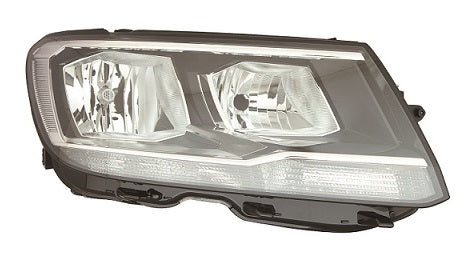 Volkswagen Tiguan Allspace Estate 2017-2022 Headlamp Halogen H7 With Halogen Daytime Running Lamp (Incudes Motor) Driver Side R