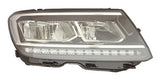 Volkswagen Tiguan Estate 2016-2020 Headlamp LED No Adaptive Lighting Driver Side R