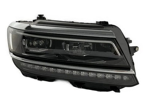Volkswagen Tiguan Estate 2016-2020 Headlamp LED Type With Adaptive Lighting With LED Daytime Running Lamp Driver Side R