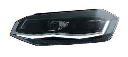 Volkswagen Polo 5 Door Hatchback 2018-2021 Headlamp LED Active Models Passenger Side L