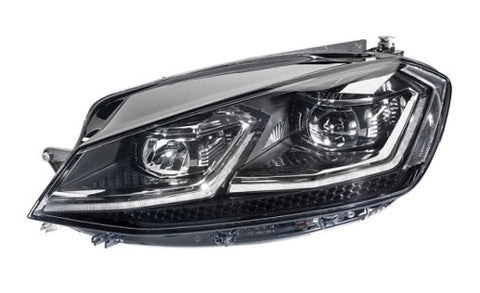 Volkswagen Golf 3 Door Hatchback 2017-2020 Headlamp LED No Dynamic Bending Lamp With LED Daytime Running Lamp With Cornering Lamp (Not GTD or GTE or Gti or R Models) Passenger Side L