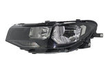 Volkswagen T-Cross Hatchback 2019-2024 Headlamp Halogen Type Black & Chrome Passenger Side L
