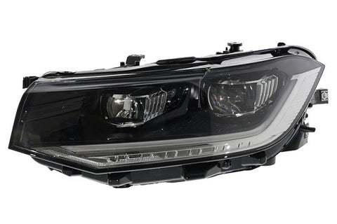 Volkswagen T-Cross Hatchback 2019-2024 Headlamp LED Black & Chrome Passenger Side L