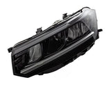 Volkswagen T-Cross Hatchback 2023- Headlamp LED Type With LED Daytime Running Lamp Black & Chrome Passenger Side L