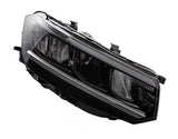 Volkswagen T-Cross Hatchback 2023- Headlamp LED Type With LED Daytime Running Lamp Black & Chrome Driver Side R