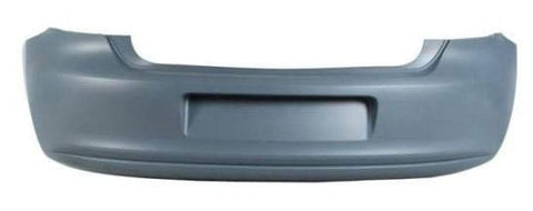 Volkswagen Polo 3 Door Hatchback 2009-2014 Rear Bumper No Sensor Holes or Exhaust Trim - Primed (Not Bluemotion)