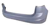 Volkswagen Golf SV Hatchback 2014-2018 Rear Bumper No Sensor Holes - Primed