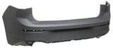 Volkswagen Golf 5 Door Hatchback 2024- Rear Bumper No Sensor Holes No Park Assist Holes With Template To Drill Holes (Life & Match & Style Models) Primed