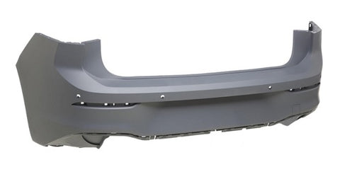 Volkswagen Golf 5 Door Hatchback 2024- Rear Bumper With 4 Sensor Holes No Park Assist Holes With Template To Drill Holes (Life & Match & Style Models) Primed