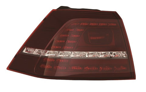 Volkswagen Golf 3 Door Hatchback 2013-2017 Rear Lamp (LED Type) Passenger Side L