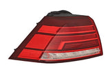 Volkswagen Golf 5 Door Hatchback 2017-2020 Rear Lamp Outer Section LED Type Passenger Side L