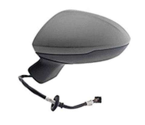 Vauxhall Astra 5 Door Hatchback 2015-2019 Door Mirror Electric Heated Power Fold With Blind Spot Primed Cover Passenger Side L