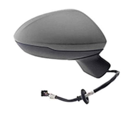 Vauxhall Astra 5 Door Hatchback 2015-2019 Door Mirror Electric Heated Power Fold With Blind Spot Primed Cover Driver Side R