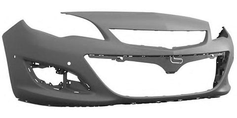 Vauxhall Astra 5 Door Estate 2012-2016 Front Bumper With Sensor Holes With Park Assist Holes No Wash Jet Holes (Not Limited Edition or Tech Line GT Models) Primed