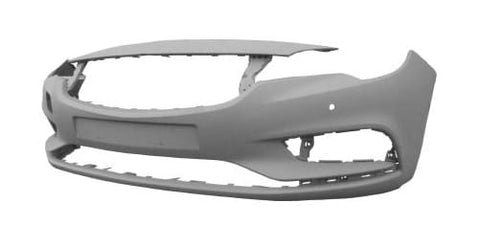 Vauxhall Astra 5 Door Hatchback 2015-2019 Front Bumper With Sensor Holes With Park Assist Holes (Not VX-Line Models) Primed