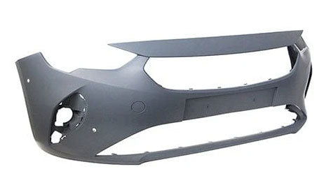 Vauxhall Corsa 5 Door Hatchback 2020-2023 Front Bumper With 2 Sensor Holes With 2 Park Assist Holes (Not GS Line or SRI or Ultimate Models) Primed