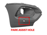 Toyota Proace City VAN 2020-2024- Front Bumper Corner With Blind Spot Assist Hole Primed - Driver Side R