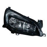 Vauxhall Astra 5 Door Estate 2012-2016 Headlamp Halogen H7 With Halogen Daytime Running Lamp (Incudes Motor) Not Elite, SE, Sport, SRI or SXI Models Chrome Driver Side R