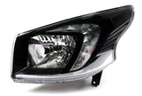 Vauxhall Vivaro Van 2014-2019 Headlamp Halogen Type With LED Daytime Running Lamp Passenger Side L