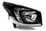 Vauxhall Vivaro Van 2014-2019 Headlamp Halogen Type With LED Daytime Running Lamp Driver Side R