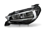 Vauxhall Corsa 5 Door Hatchback 2020-2023 Headlamp Halogen H7 & H15 With Halogen Daytime Running Lamp Passenger Side L