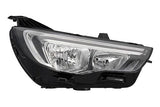 Vauxhall Grandland X Estate 2017-2022 Headlamp Halogen Type With LED Daytime Running Lamp Driver Side R