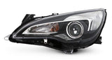 Vauxhall Astra 3 Door Hatchback 2011-2018 Headlamp Halogen HIR2 Type Black Passenger Side L