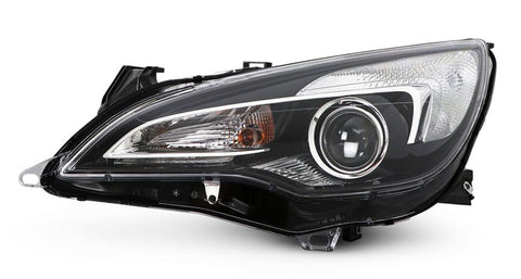 Vauxhall Astra 3 Door Hatchback 2011-2018 Headlamp Halogen HIR2 Type Black Passenger Side L
