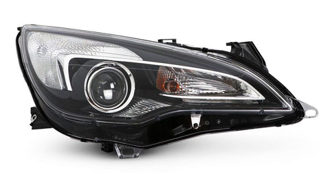 Vauxhall Astra 3 Door Hatchback 2011-2018 Headlamp Halogen HIR2 Type Black Driver Side R