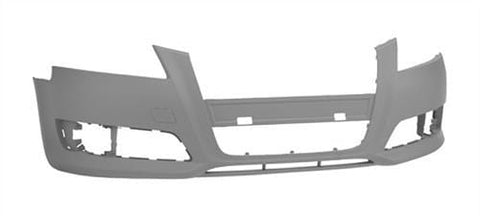 Audi A3 5 Door Hatchback 2008-2012 Front Bumper No Wash Jet or Sensor Holes - Primed (Standard Models)