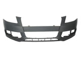 Audi A4 Estate 2008-2012 Front Bumper No Wash Jet or Sensor Holes - Primed (Not S-Line Models)