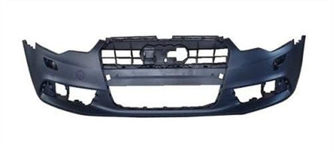 Audi A6 Saloon 2011-2014 Front Bumper With Wash Jet Holes No Sensor Holes (All Models - Except S-Line) Primed