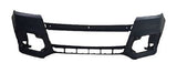 Audi Q7 Estate 2015-2019 Front Bumper With Wash Jet Holes No Sensor Holes With Sensor Template Primed