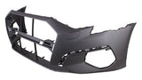 Audi A3 Saloon 2020-2024 Front Bumper No Sensor Holes With Sensor Template Primed
